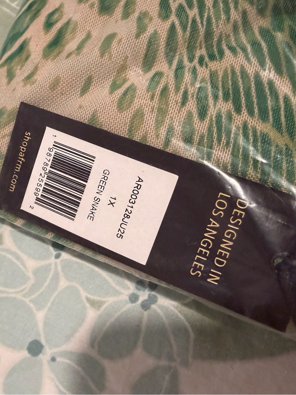 AFRM Talia Catsuit in Size 1X - Picture 7 of 7
